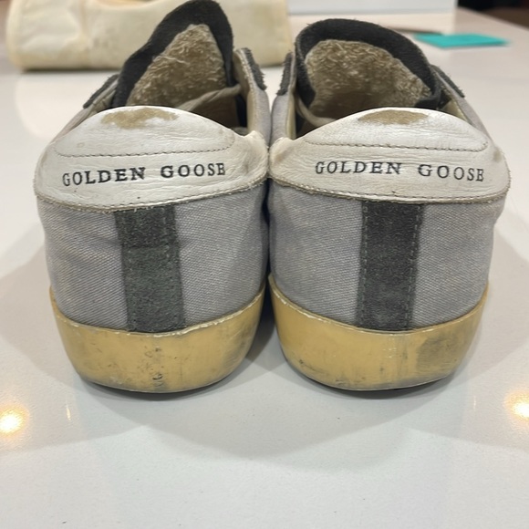 Golden Goose Blue and Gray Sneakers. Size 8 - Picture 2 of 6